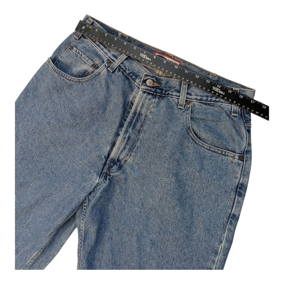 Y2K Old Navy Men's Straight Blue Jeans - Picture 6 of 8